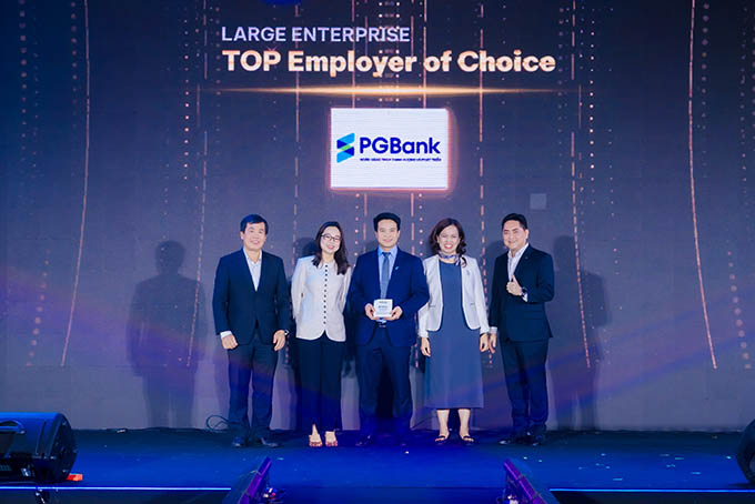 PGBank được vinh danh 'nhà tuyển dụng yêu thích'