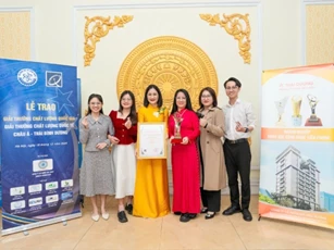 Sao Thái Dương vinh dự nhận Giải Vàng Chất lượng quốc gia
