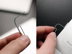 Mẹo lấy SIM điện thoại không cần que cực đơn giản