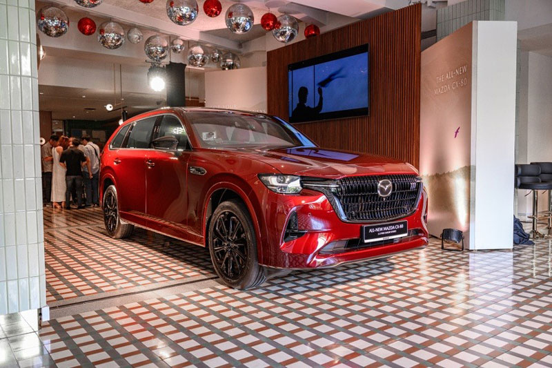 Mazda CX-80 ra mắt Đông Nam Á: Động cơ hybrid, chạy điện 60 km/sạc