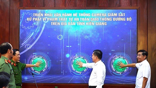 Kiên Giang vận hành hệ thống camera giám sát giao thông 


