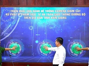 Kiên Giang vận hành hệ thống camera giám sát giao thông