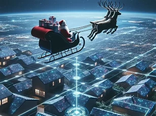 Công nghệ AI hỗ trợ ông già Noel chinh phục 40 triệu mái nhà tại Anh