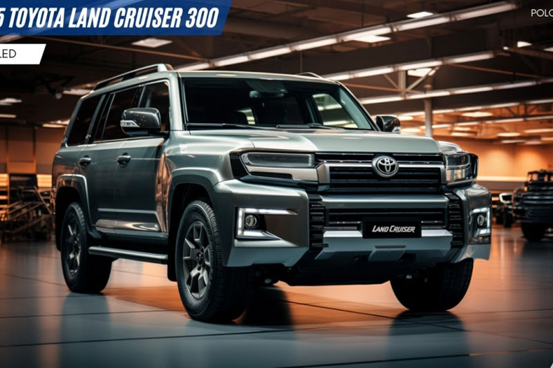Toyota Land Cruiser 300 2025 rò rỉ thiết kế, tiết lộ nâng cấp ADAS bản mới nhất