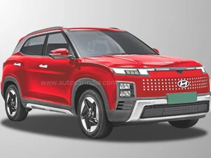 Hyundai Creta phiên bản chạy điện chuẩn bị được ra mắt