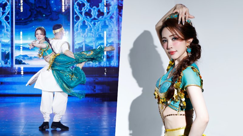 Quỳnh Nga lót thảm đầy sàn, bạn nhảy đội mũ bảo hiểm tập Bước nhảy hoàn vũ