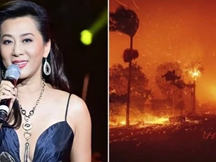 MC Kỳ Duyên định đào vàng và vài lọ kim cương chôn trong nhà khi tháo chạy khỏi đám cháy ở Califonia