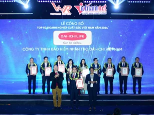 Công ty bảo hiểm lần thứ 9 xếp hạng top 500 doanh nghiệp lớn nhất Việt Nam