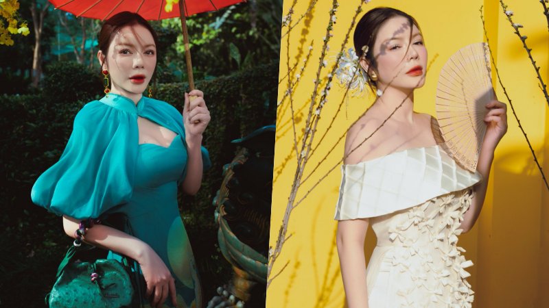 Lý Nhã Kỳ - Mỹ nhân áo dài Tết tỏa sáng trước thềm Tết Ất Tỵ