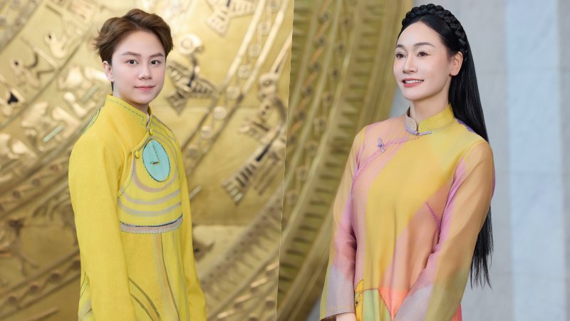 Dàn diễn viên đình đám VFC khoe sắc với áo dài khi ghi hình chương trình Tết