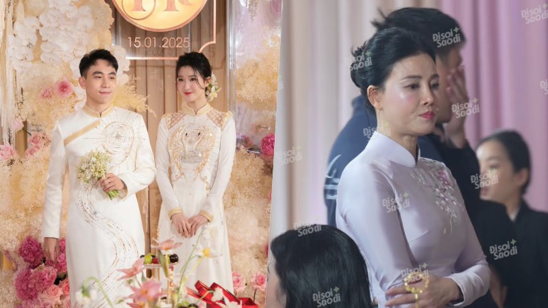 Biểu cảm của mẹ Á hậu có con gái lấy chồng tỷ phú gây sốt nhất hiện tại