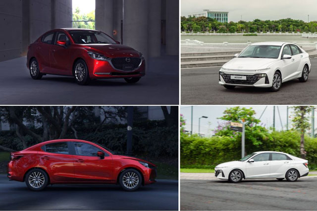 Phụ nữ mua xe lần đầu nên chọn Mazda2 hay Hyundai Accent?