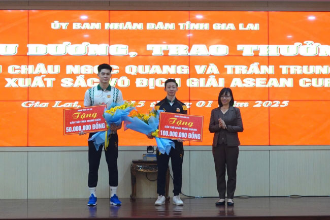 Trụ cột HAGL nhận phần thưởng lớn sau chức vô địch AFF Cup 2024