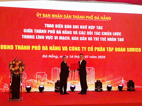 Đà Nẵng hợp tác vi mạch bán dẫn, trí tuệ nhân tạo với đối tác chiến lược