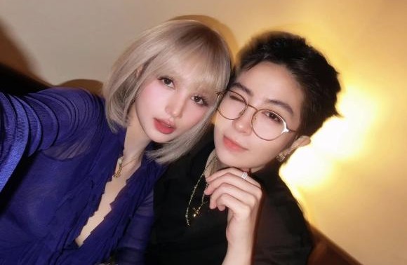 Xoài Non như 'búp bê lai Tây' xuất hiện hạnh phúc bên Gil Lê, kèm dòng trạng thái: 'Yêu lắm hành trình này bên anh'