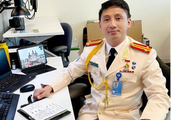 Profile khủng của sĩ quan Công an Việt Nam đầu tiên làm Chánh Văn phòng cố vấn Cảnh sát LHQ ở New York