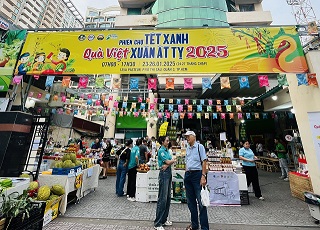 TP Hồ Chí Minh: Gần 1.000 sản phẩm OCOP quy tụ tại phiên chợ 'Tết xanh - Quà Việt'