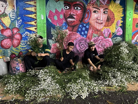Đi chợ hoa Rawa Belong 24h ở Jakarta