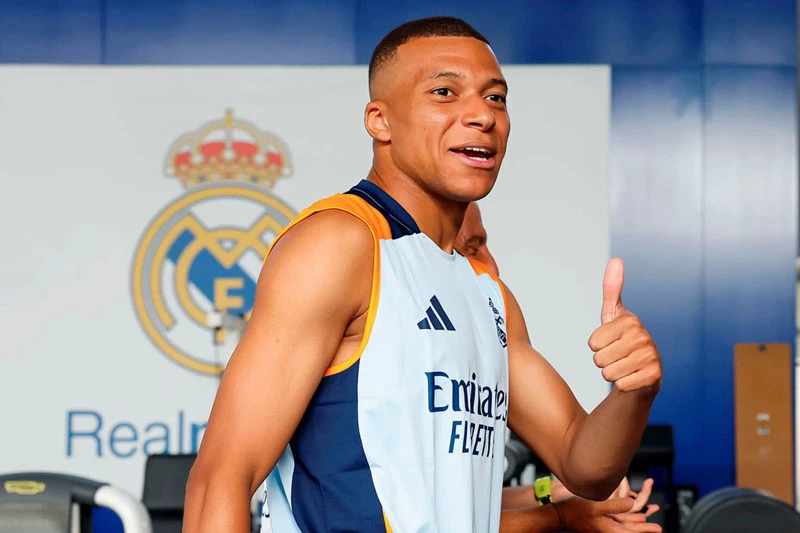 Kylian Mbappe đứng thứ 2.