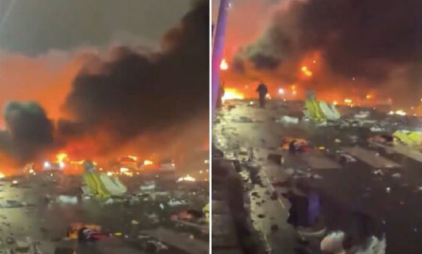 Sau vụ tai nạn máy bay khiến 67 người chết, một máy bay ở Mỹ tiếp tục bị rơi gây ra vụ nổ kinh hoàng