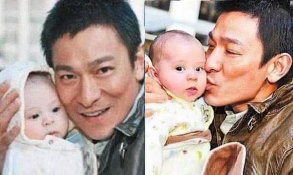 Lưu Đức Hoa chưa bao giờ tưởng tượng được rằng đứa bé mà anh từng thơm má lại trở thành ngôi sao nổi tiếng châu Á