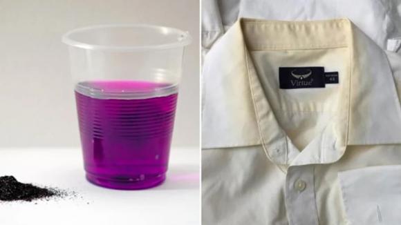 Mẹo tẩy sạch vết ố vàng trên quần áo trắng bằng thuốc tím, sạch bong trong '1 nốt nhạc'