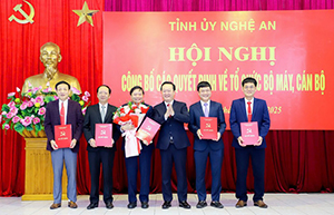 Nghệ An giảm 6 sở, 31 phòng sau sắp xếp