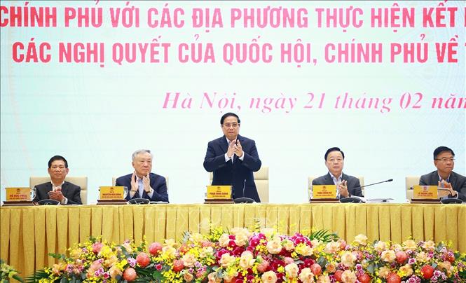 Thủ tướng chủ trì Hội nghị Chính phủ với các địa phương về thúc đẩy tăng trưởng kinh tế