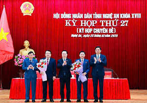 Nghệ An có thêm hai Phó Chủ tịch UBND tỉnh