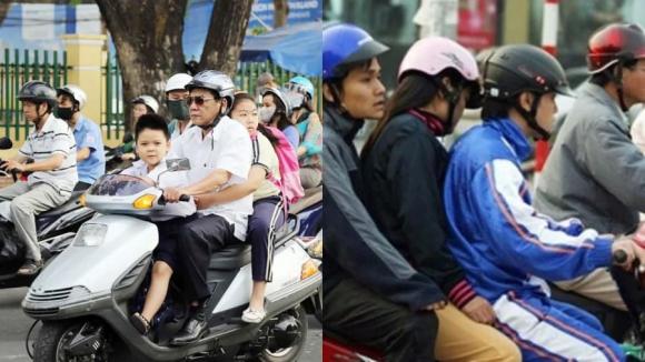Thay đổi mới liên quan tới xe máy được chở 3, cập nhật ngay kẻo bị CSGT xử phạt