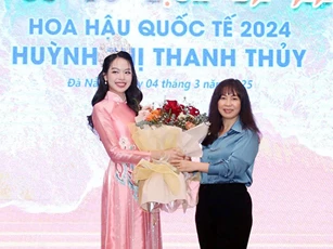 Hoa hậu quốc tế 2024 Huỳnh Thị Thanh Thuỷ làm Đại sứ du lịch Đà Nẵng