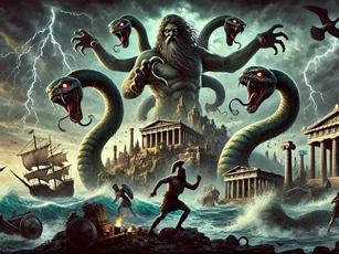 Quái vật rắn kinh hoàng nhất thần thoại Hy Lạp, hạ gục cả thần Zeus