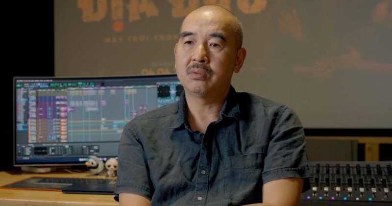 Đạo diễn Bùi Thạch Chuyên bồi hồi khi "được quay một bộ phim về Củ Chi ngay trên mảnh đất này"