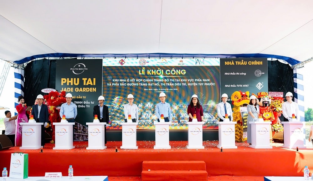 Khởi công dự án Phú Tài Jade Garden tổng vốn đầu tư hơn 860 tỷ đồng