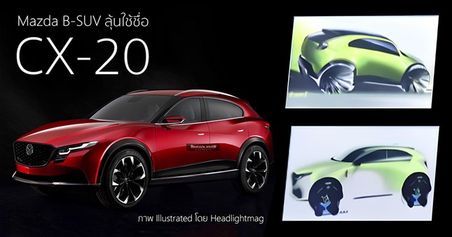 Hé lộ tên gọi SUV cỡ nhỏ mới của Mazda
