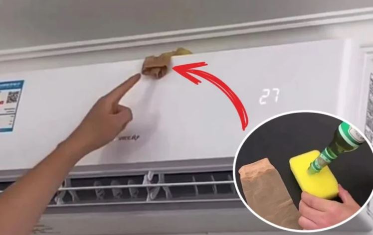 Mẹo đơn giản với chiếc tất giúp lọc sạch không khí từ điều hòa – Nhiều người bất ngờ vì hiệu quả!
