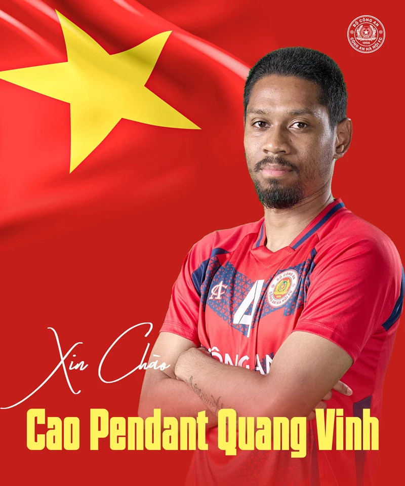 Jason Quang Vinh đã có quốc tịch Việt Nam. Ảnh: CLB CAHN.