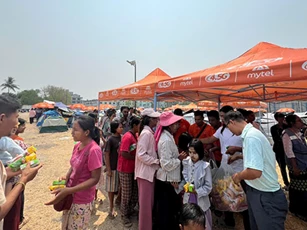 Myanmar: Mytel 'thần tốc' triển khai chiến dịch hỗ trợ khẩn cấp hàng triệu thuê bao