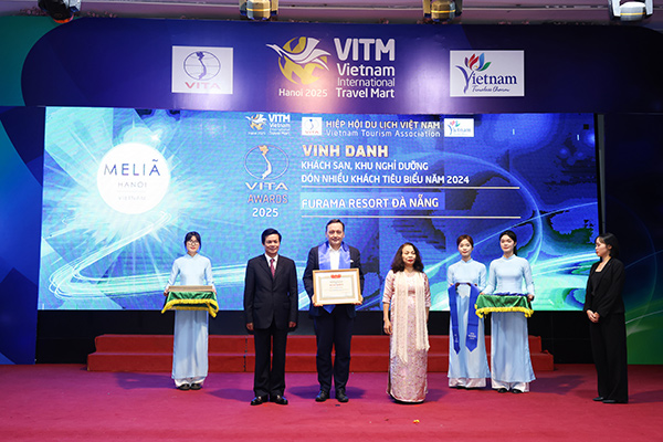 Furama Resort Đà Nẵng được vinh danh nhiều giải thưởng quan trọng tại VITM 2025