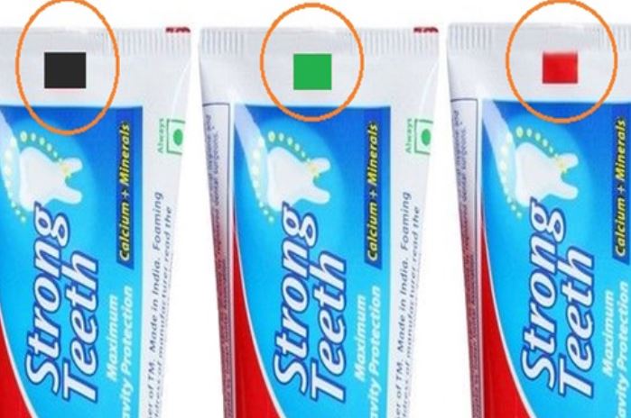Dải màu trên đuôi tuýp kem đánh răng có ý nghĩa gì? Sự thật khiến nhiều người bất ngờ