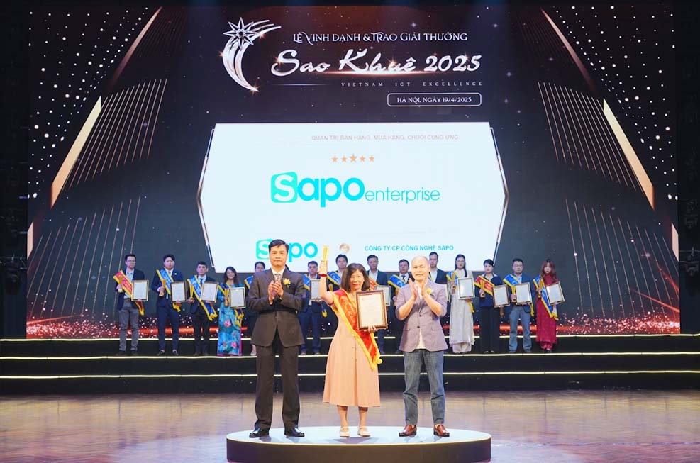 Sapo Enterprise &#x111;&#x1B0;&#x1EE3;c trao gi&#x1EA3;i th&#x1B0;&#x1EDF;ng Sao Khu&#xEA; 2025