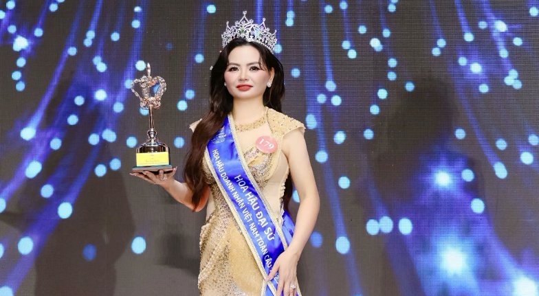 Tân Hoa hậu Đại sứ - Hoa hậu Doanh nhân Việt Nam Toàn cầu 2025 gọi tên Lê Thanh Hương