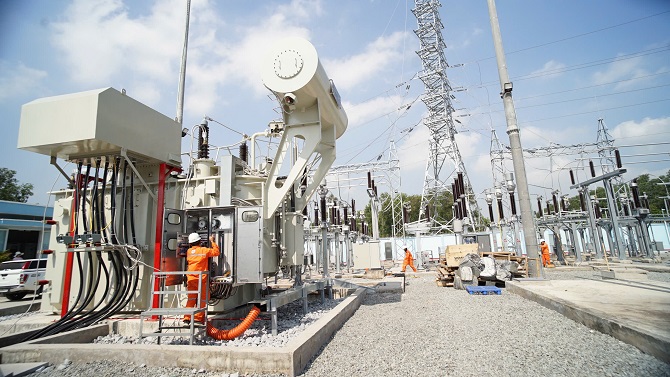EVNSPC đóng điện thành công 6 hạng mục công trình dự án 110kV