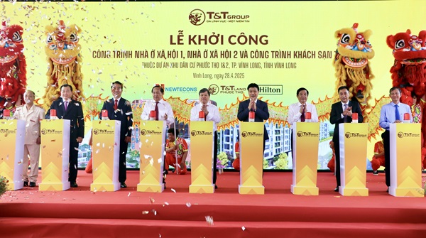 T&T Group khởi công xây dựng 2 công trình nhà ở xã hội tại Vĩnh Long