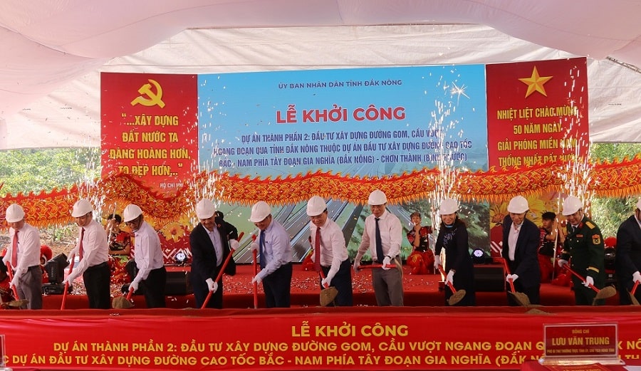 Đắk Nông: Khởi công dự án thành phần cao tốc Gia Nghĩa - Chơn Thành