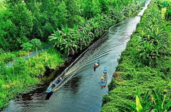 Dòng sông cắt đôi 2 khu rừng của Việt Nam