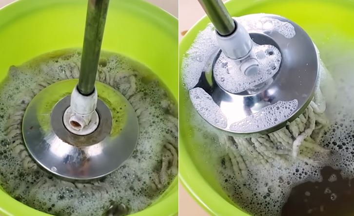 Chỉ với nguyên liệu đơn giản này là đủ giúp cây lau nhà sạch bong, khử sạch mùi hôi tức thì