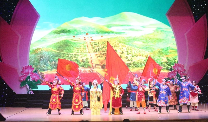 trích đoạn tuồng “Quang Trung lên ngôi” 