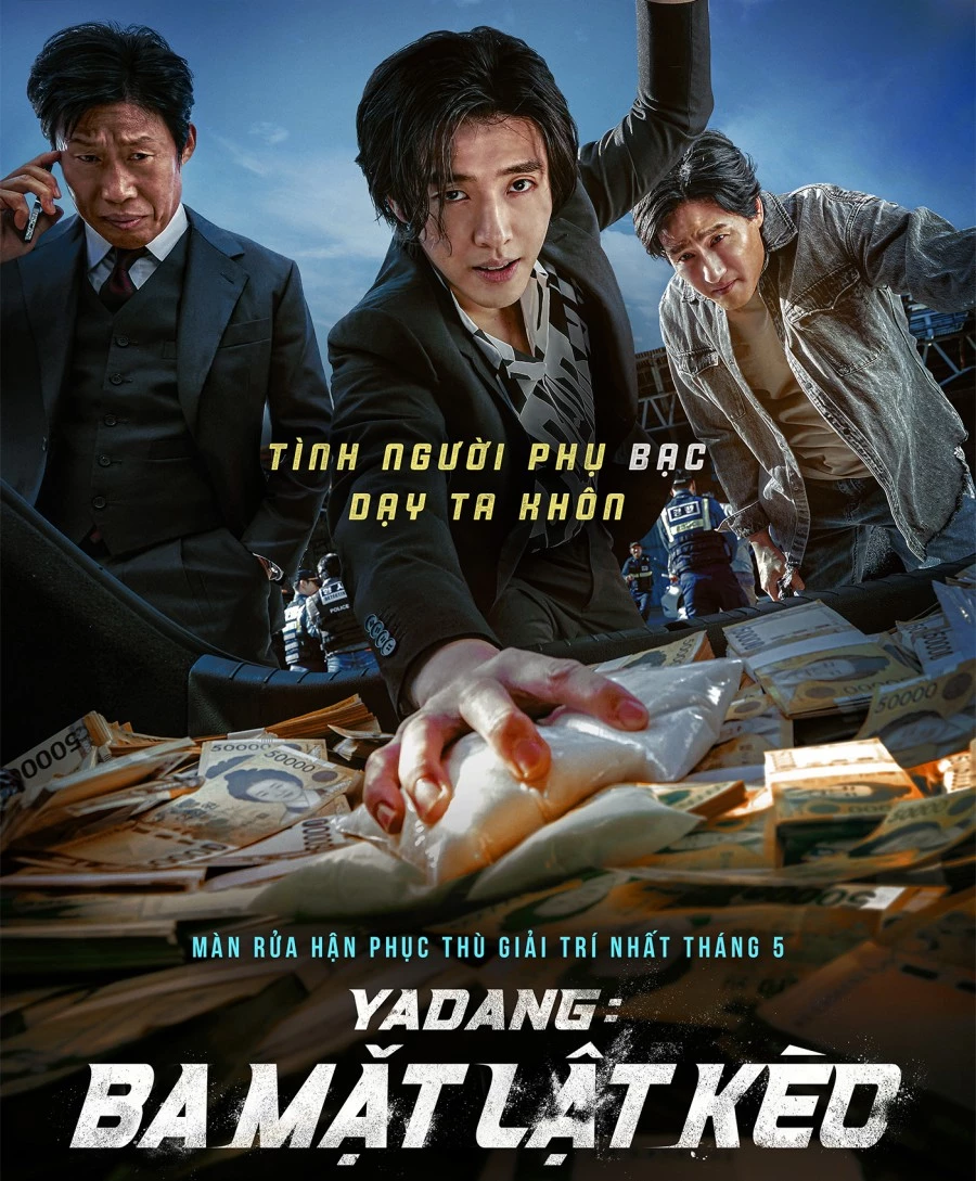 Poster chính thức của Yadang: Ba mặt lật kèo Poster chính thức của Yadang: Ba mặt lật kèo
