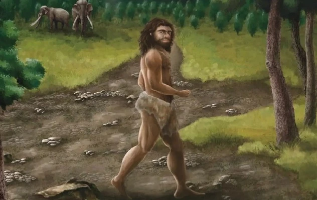 Ảnh đồ họa mô tả một người đàn ông Denisovan sống vào thế Canh Tân. Một phần hài cốt hóa thạch của ông đã được tìm thấy ngoài khơi Đài Loan (Trung Quốc) - Ảnh: Cheng-Han Sun